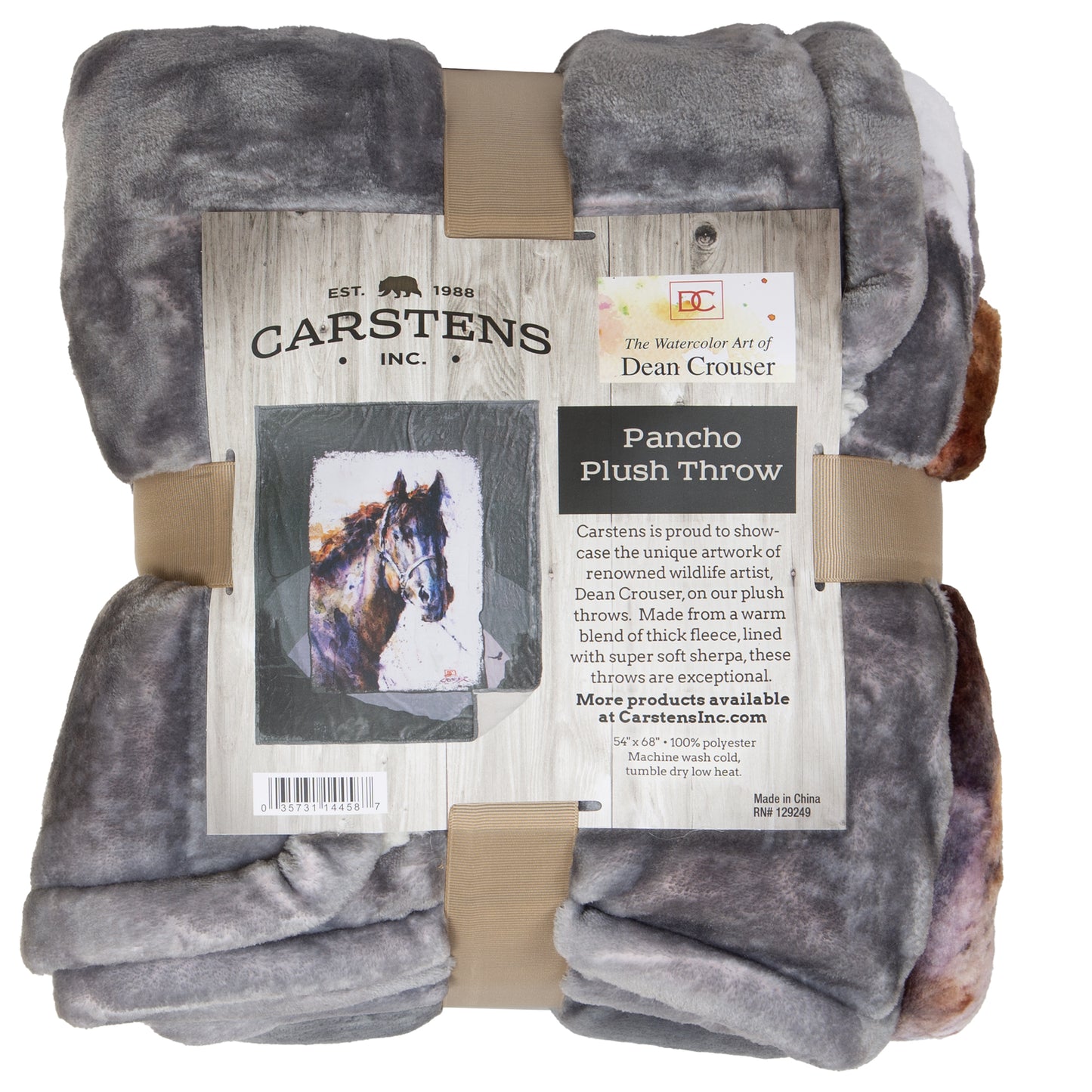 Dean Crouser Pancho Plush Sherpa Throw Blanket