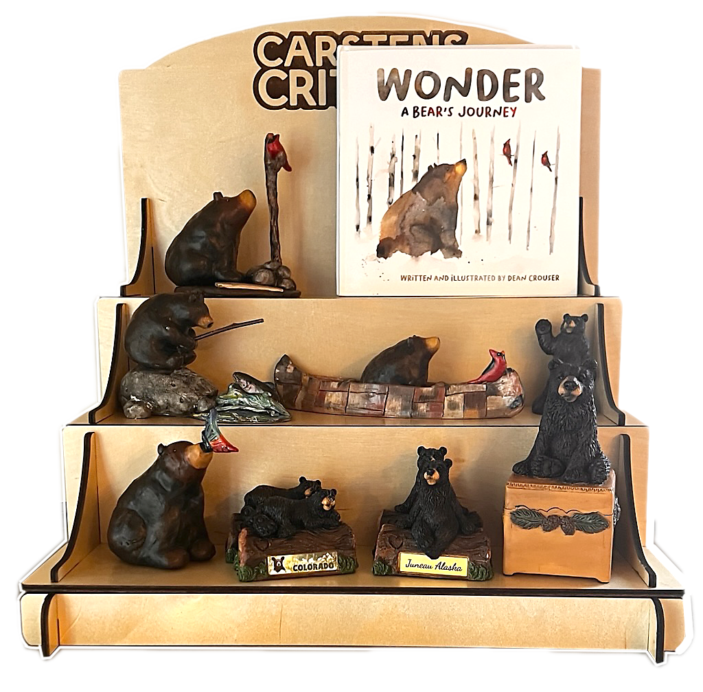 Carstens Critters 3-Shelf Display