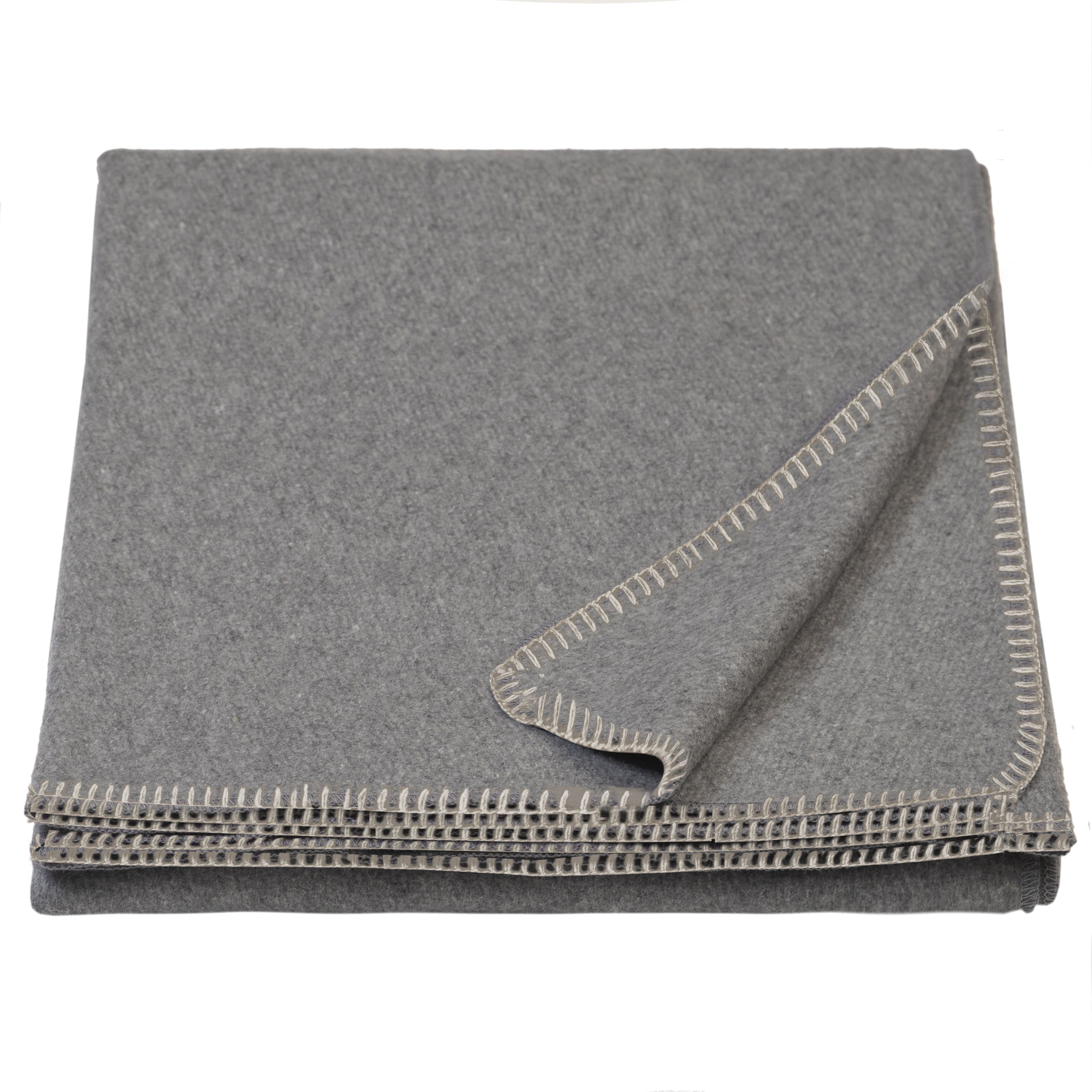 Light Grey Wool Blanket – Carstens, Inc