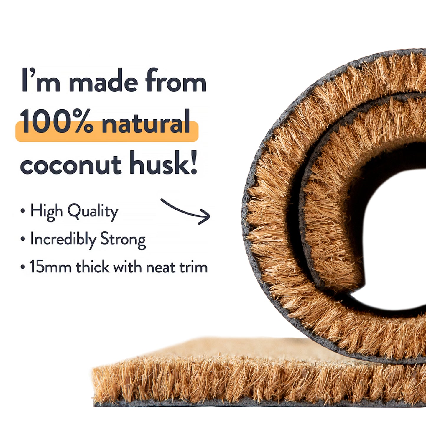 Pine Tree Coir Door Mat