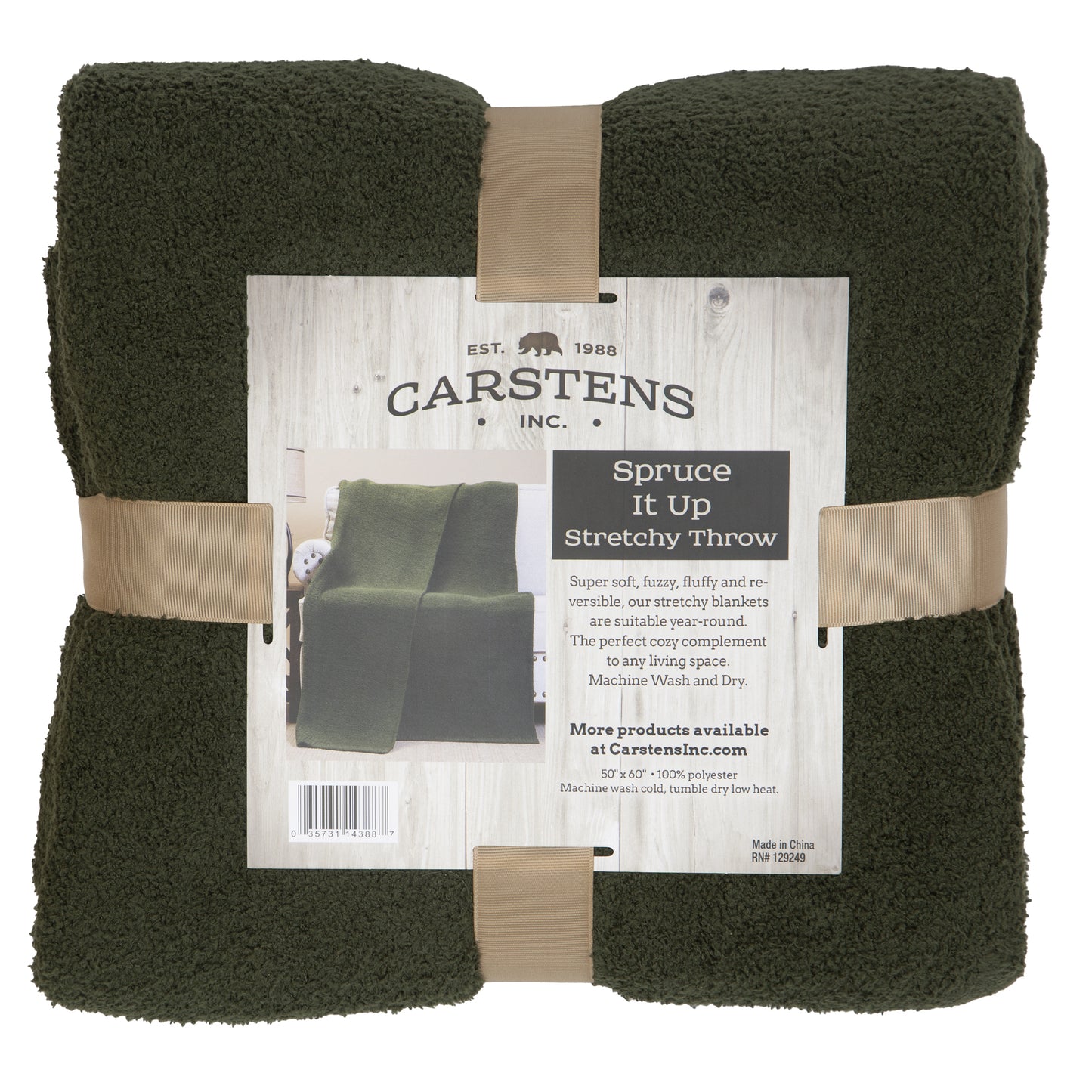 Spruce It Up Stretchy Throw Blanket