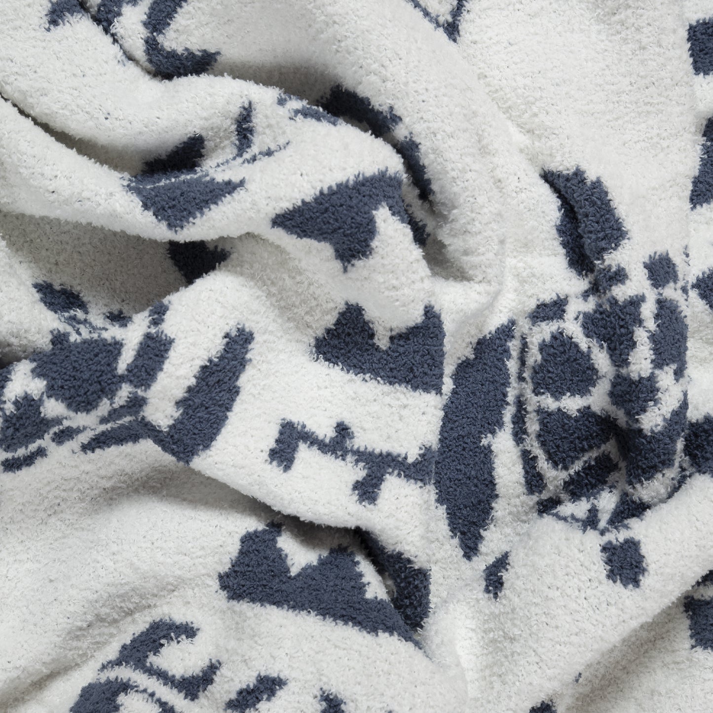 Pacific Blue Stretchy Throw Blanket