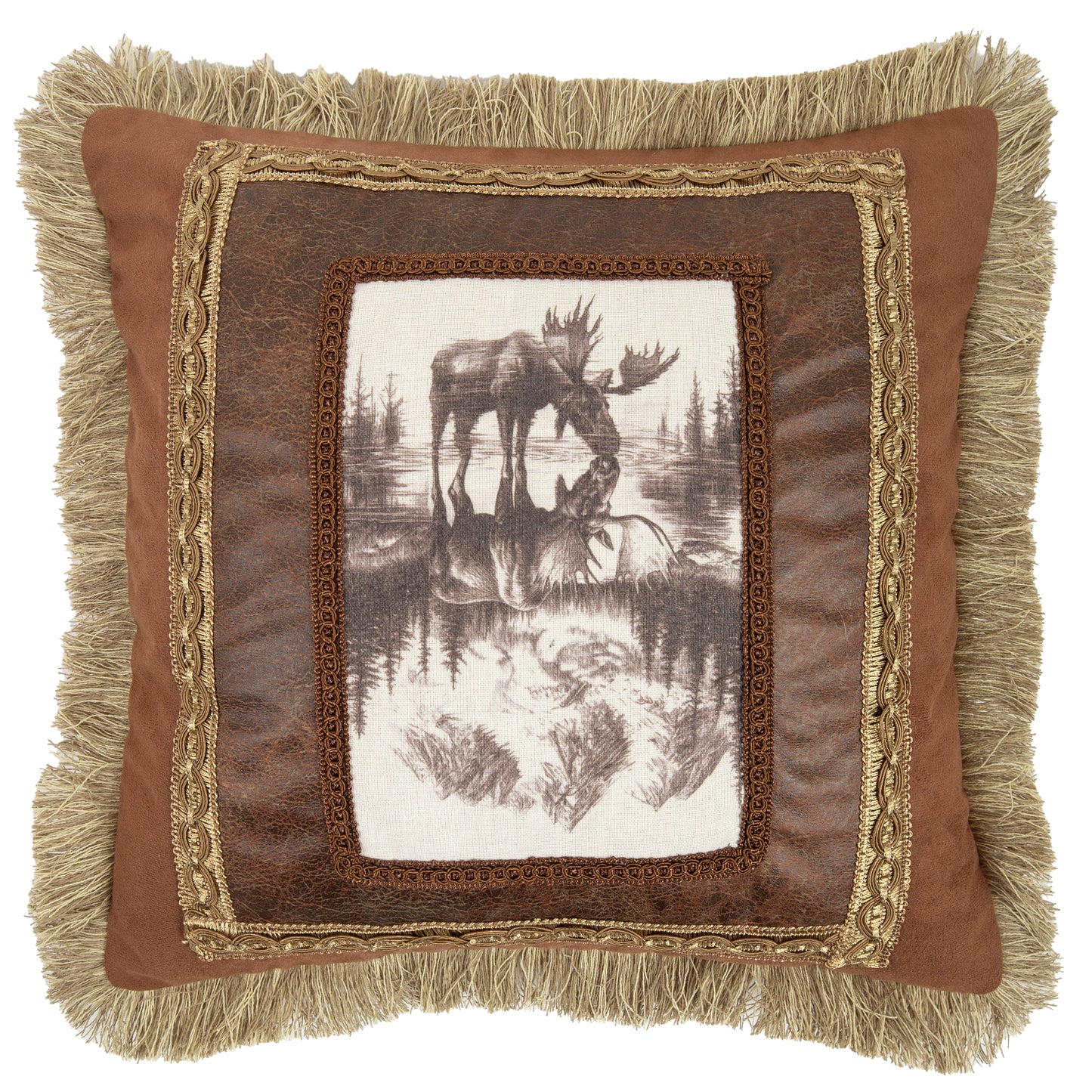 Montana Moose Pillow