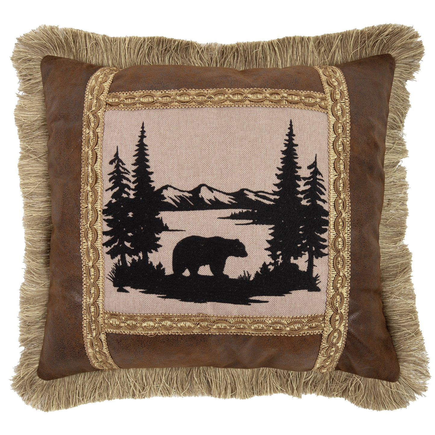 Bear Stamp Pillow