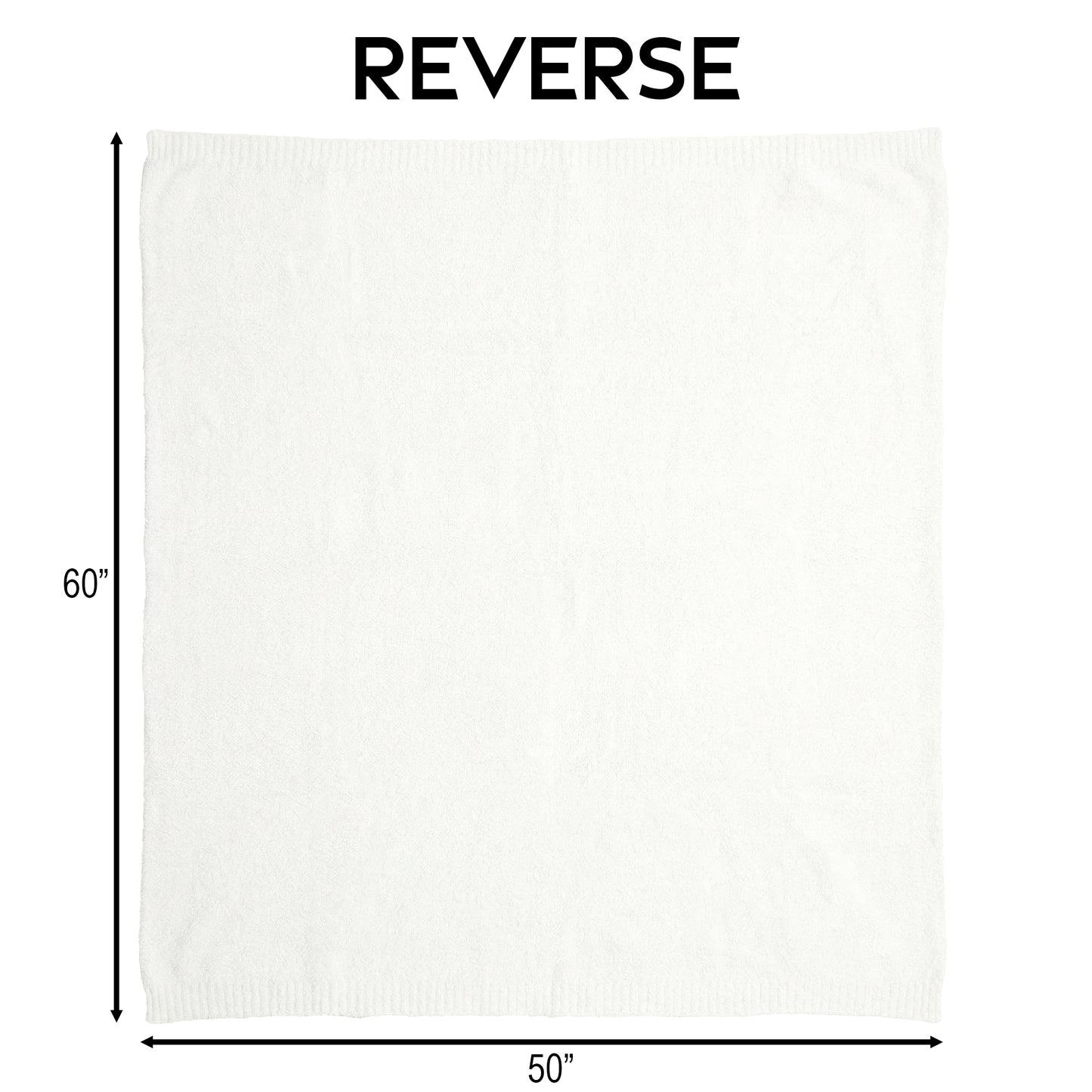 Coastal Dune White Stretchy Throw Blanket