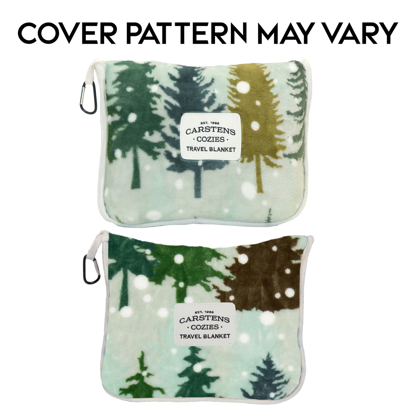 Snowflake Forest Travel Blanket