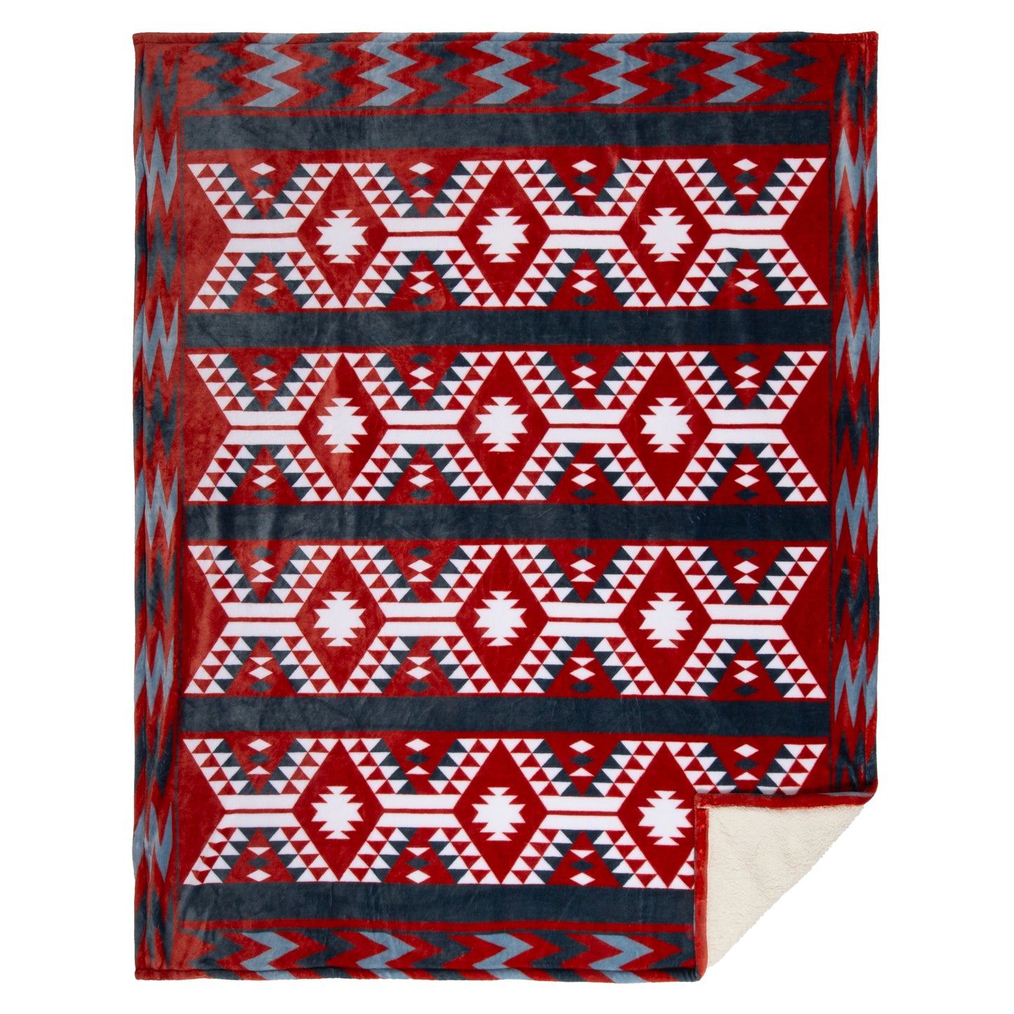 Utah Plush Sherpa Throw