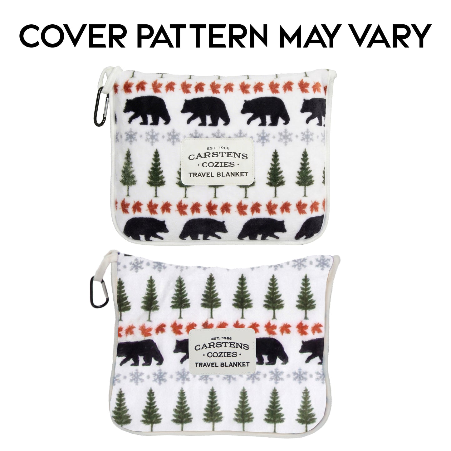 Evergreen Bear Travel Blanket