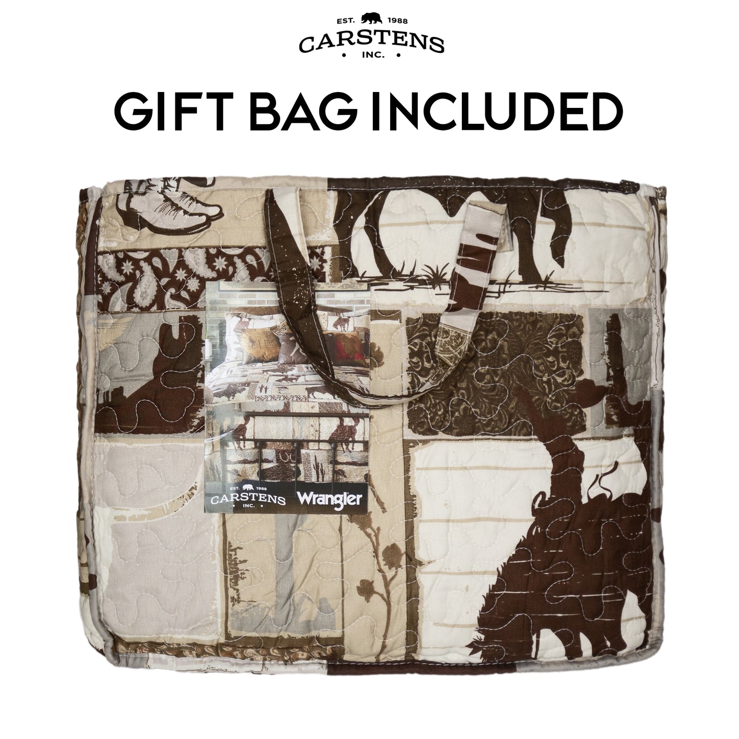Wrangler® Vintage Cowboy Quilt Set