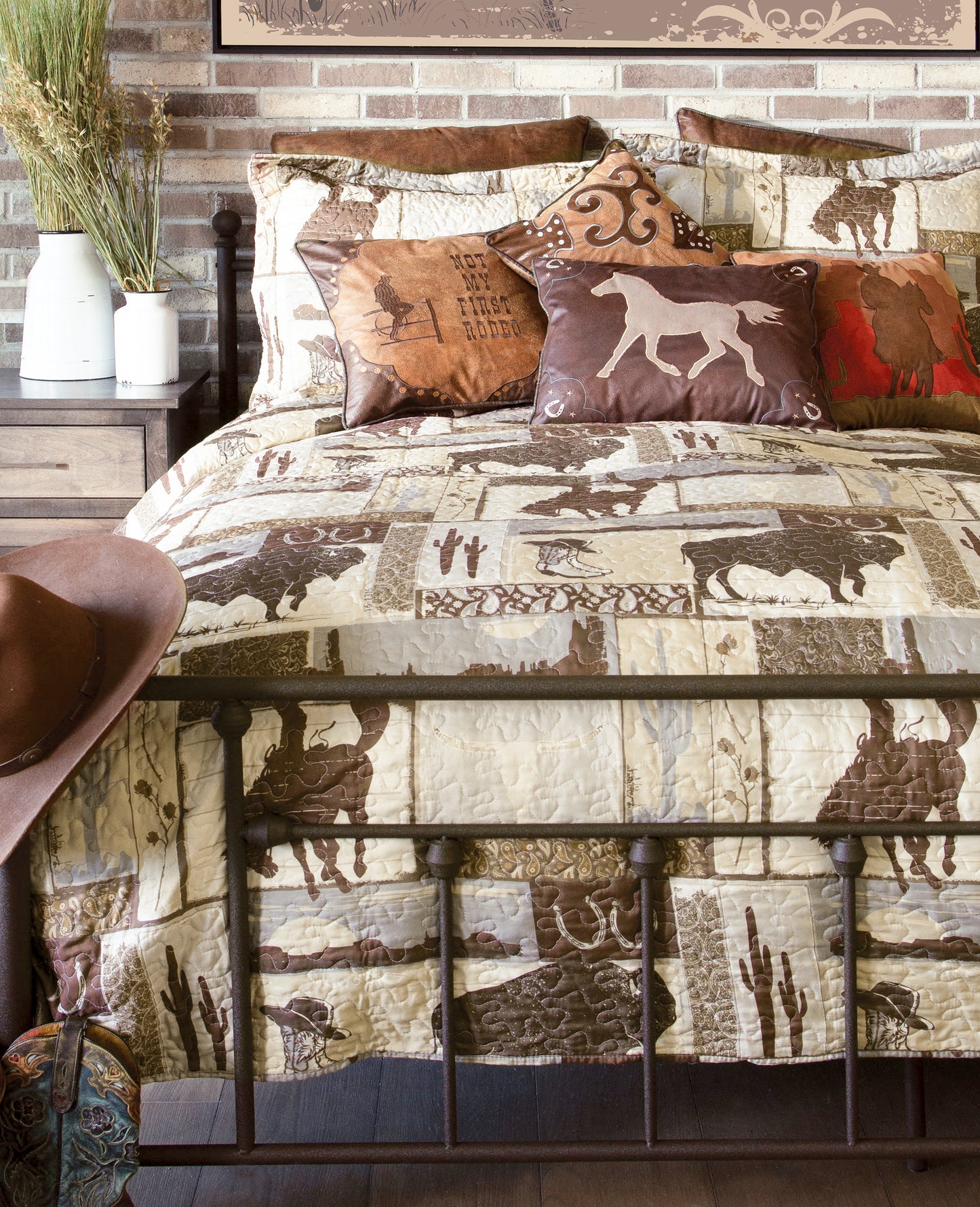 Wrangler® Vintage Cowboy Quilt Set