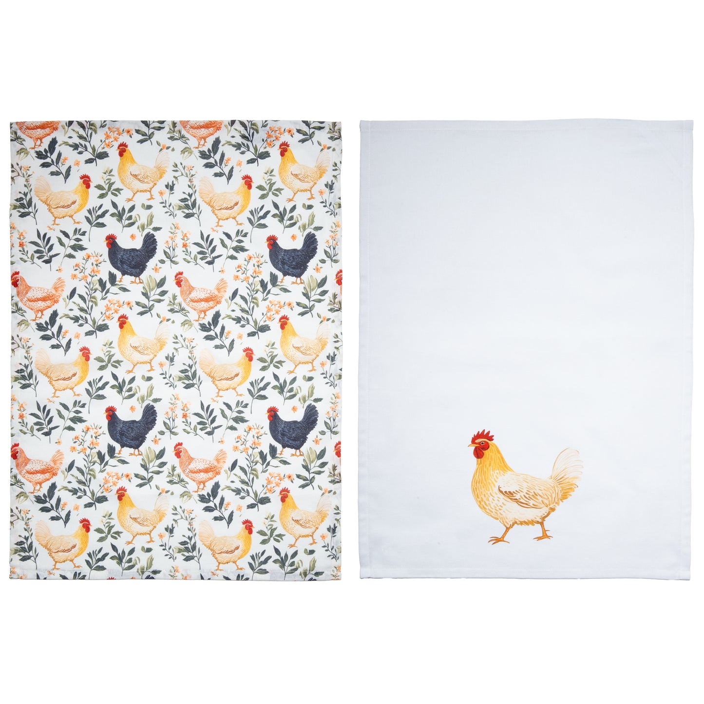Wrangler® 2-Pack Chickens Tea Towels