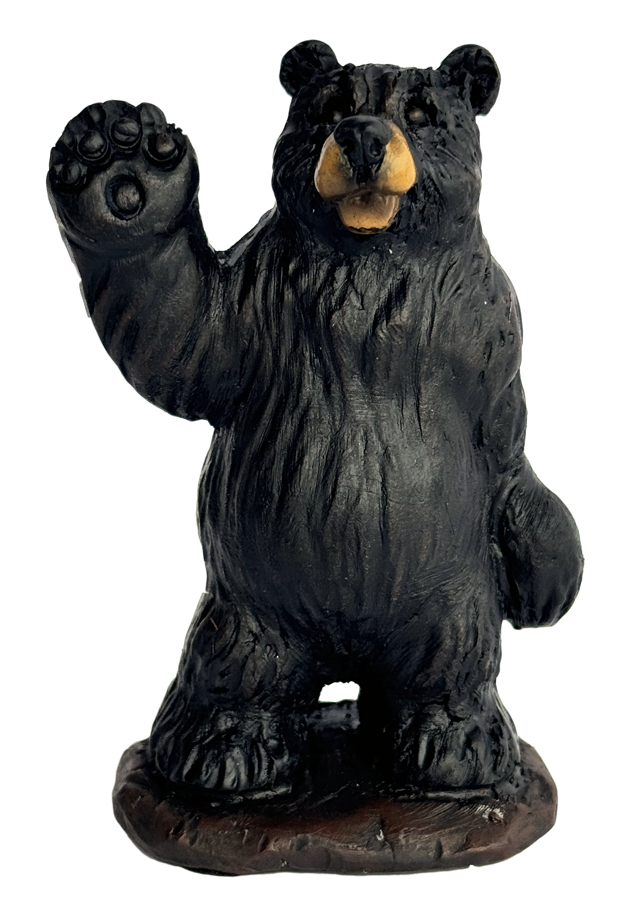 Waving Bear Figurine
