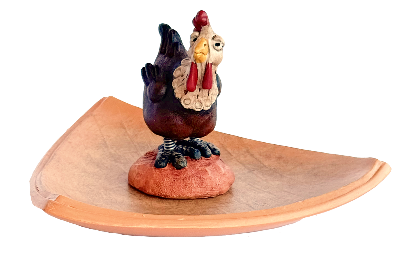 Brown Chicken Keepsake Tray
