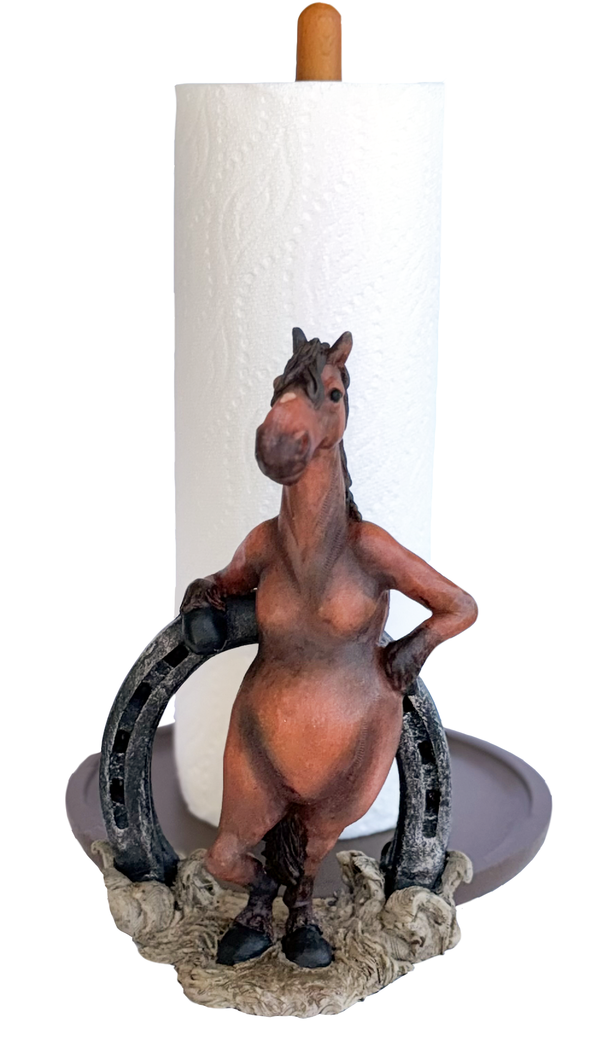 Helpful Horse Paper Towel Holder