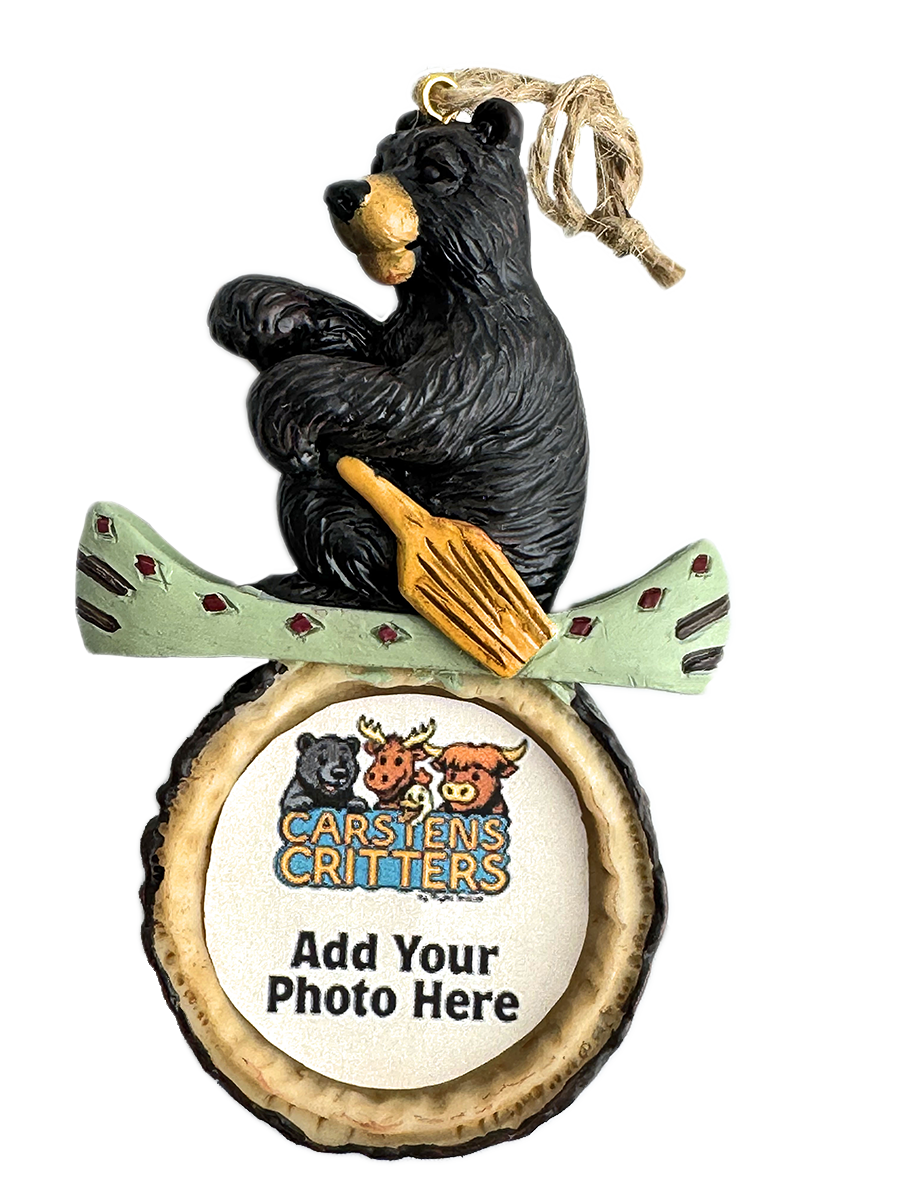 Canoe Bear Ornament
