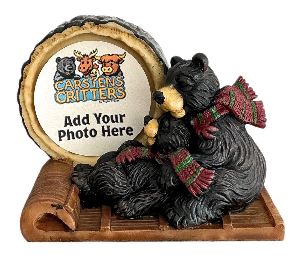 Sledding Bear Magnet