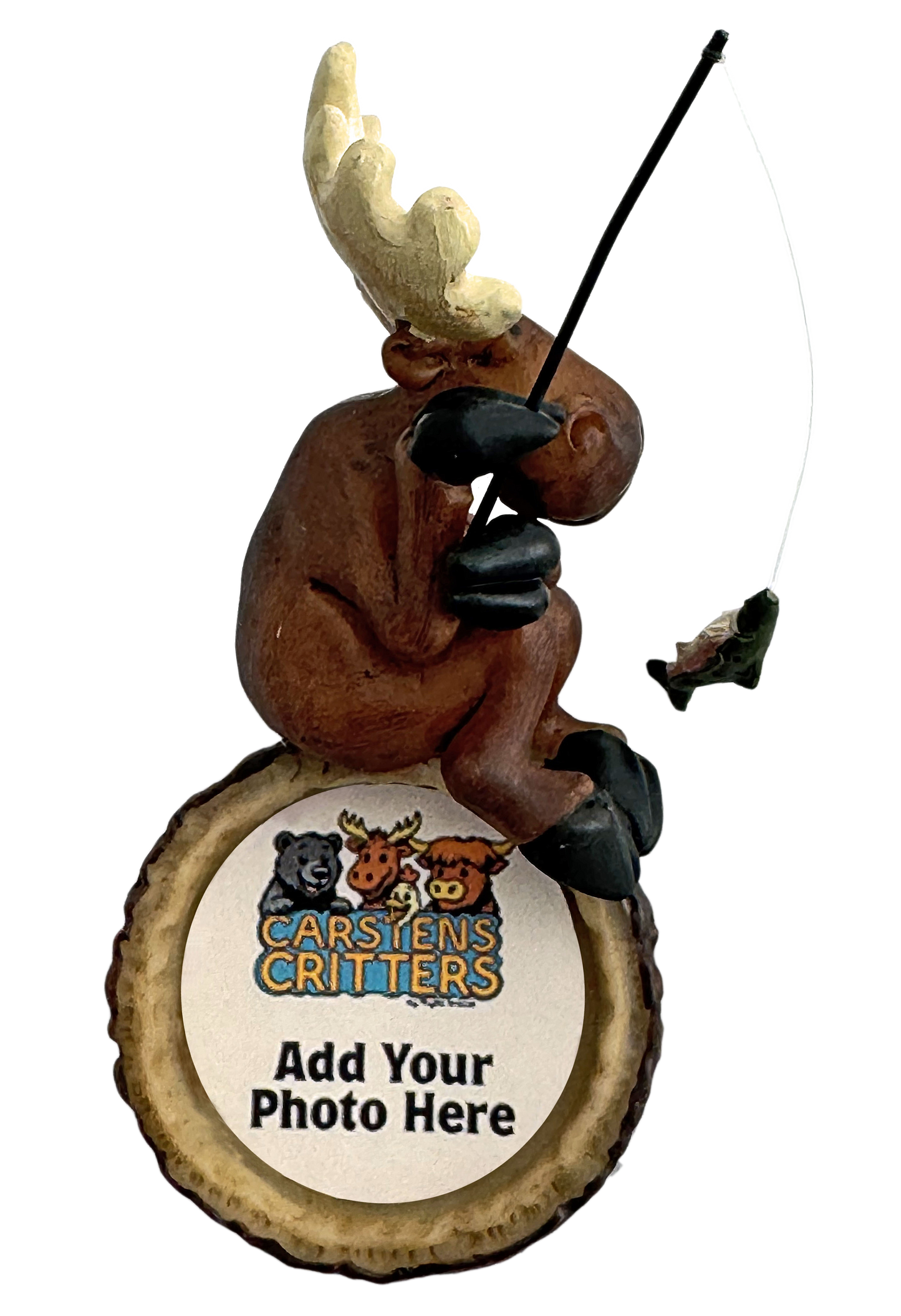 Fishing Moose Magnet