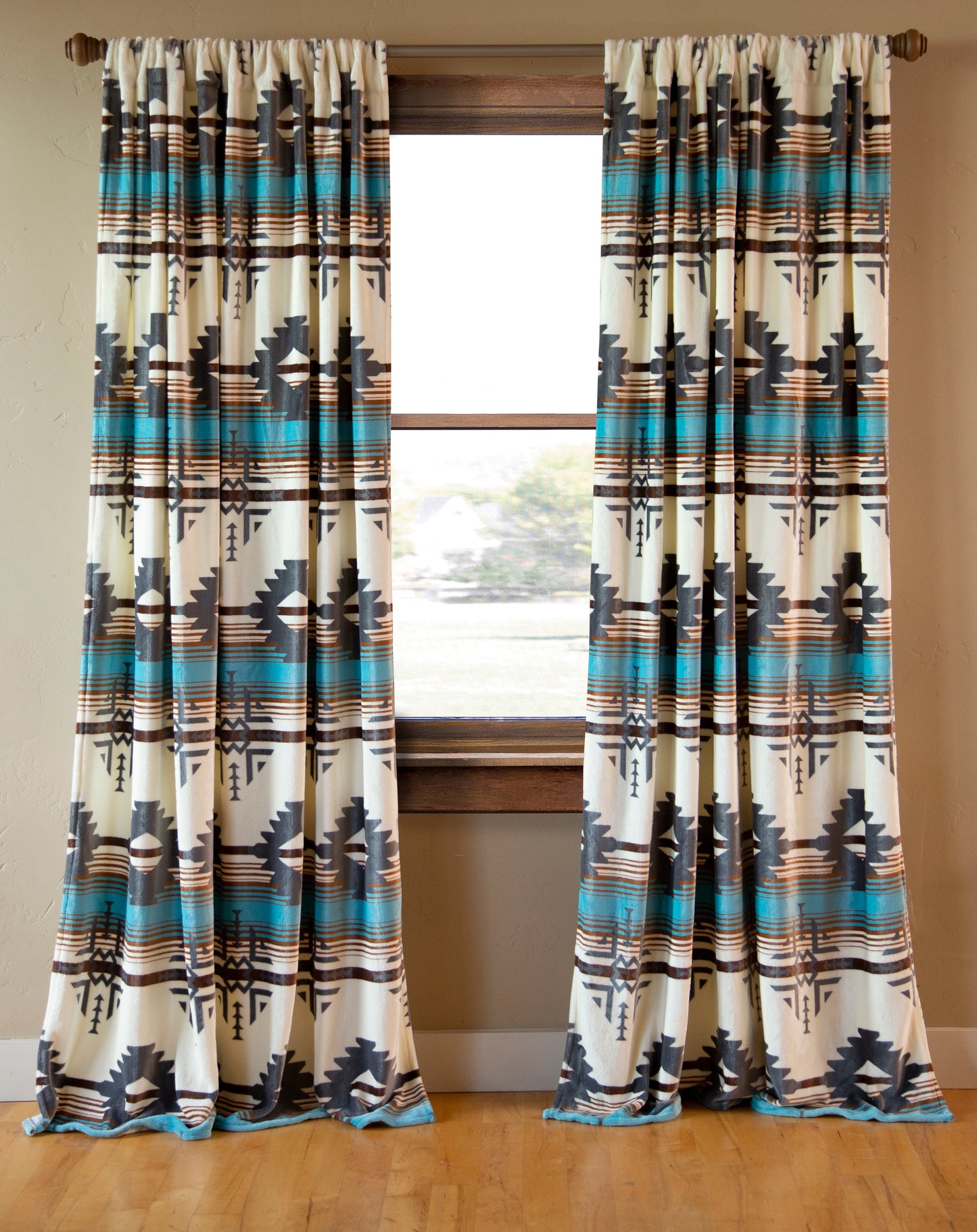 Wrangler® Lone Mountain Plush Curtains