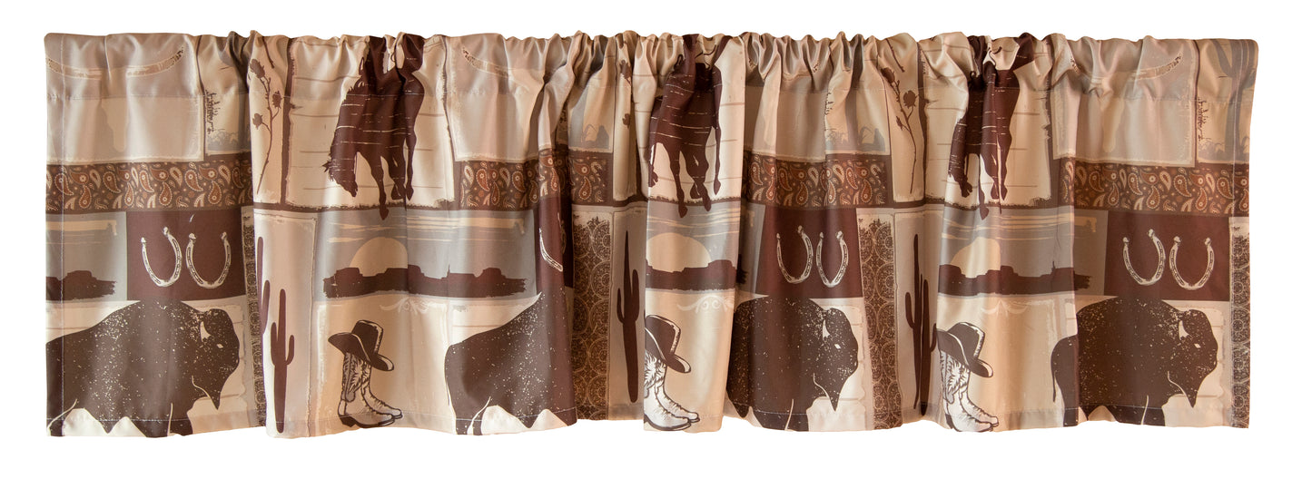 Wrangler® Vintage Cowboy Valance