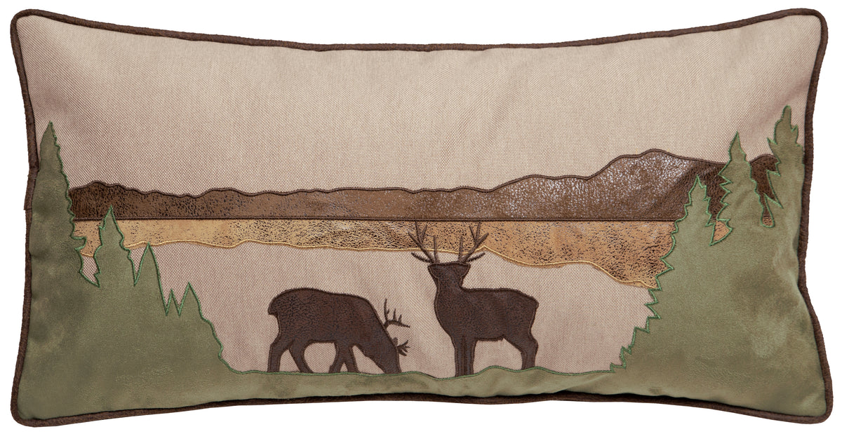 Deer Shadow 18x18 Pillow