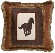 Load image into Gallery viewer, Framed Horse Throw Pillow