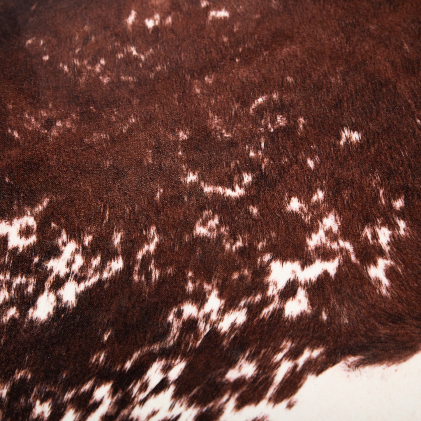 Faux Cowhide Print Rug, Tri-Color