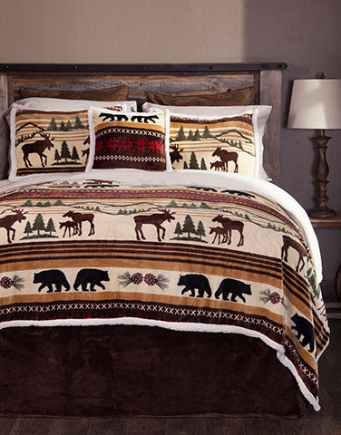 Hinterland Plush Sherpa Comforter Set