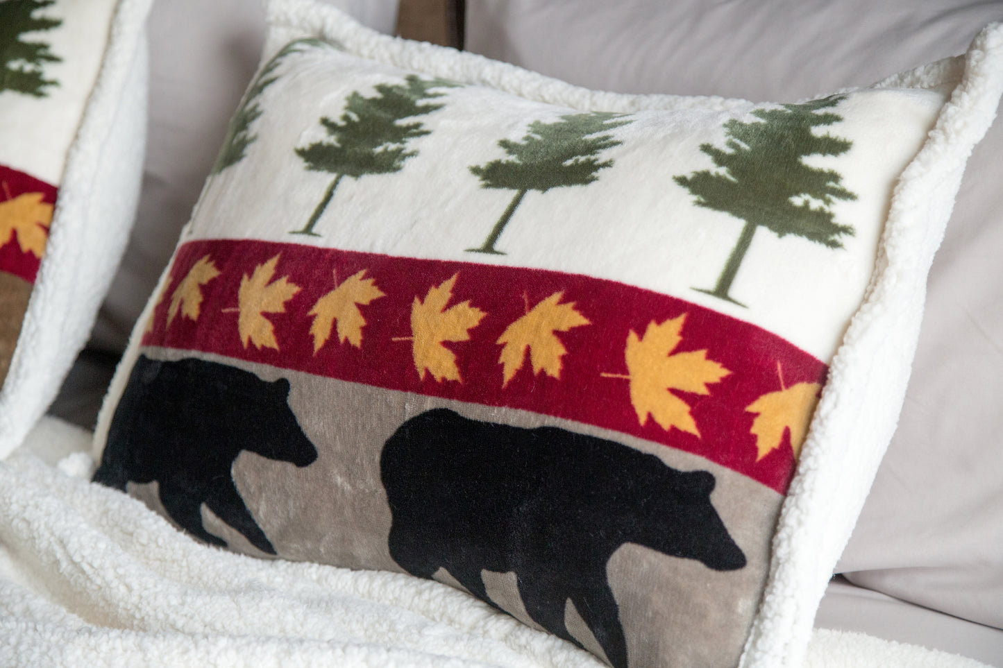Tall Pine Plush Sherpa Comforter Set