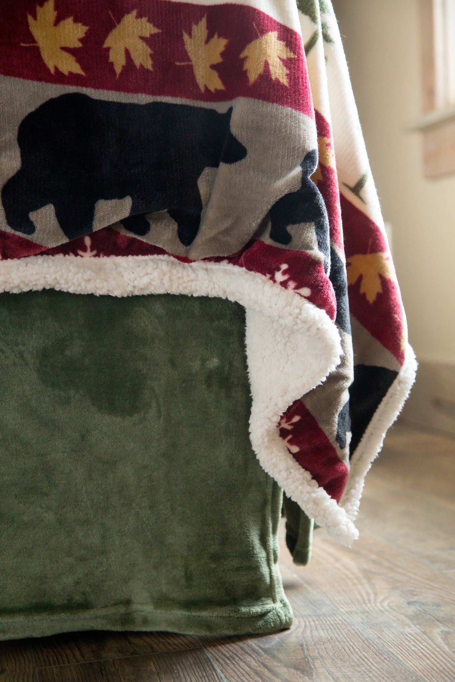 Tall Pine Plush Sherpa Comforter Set