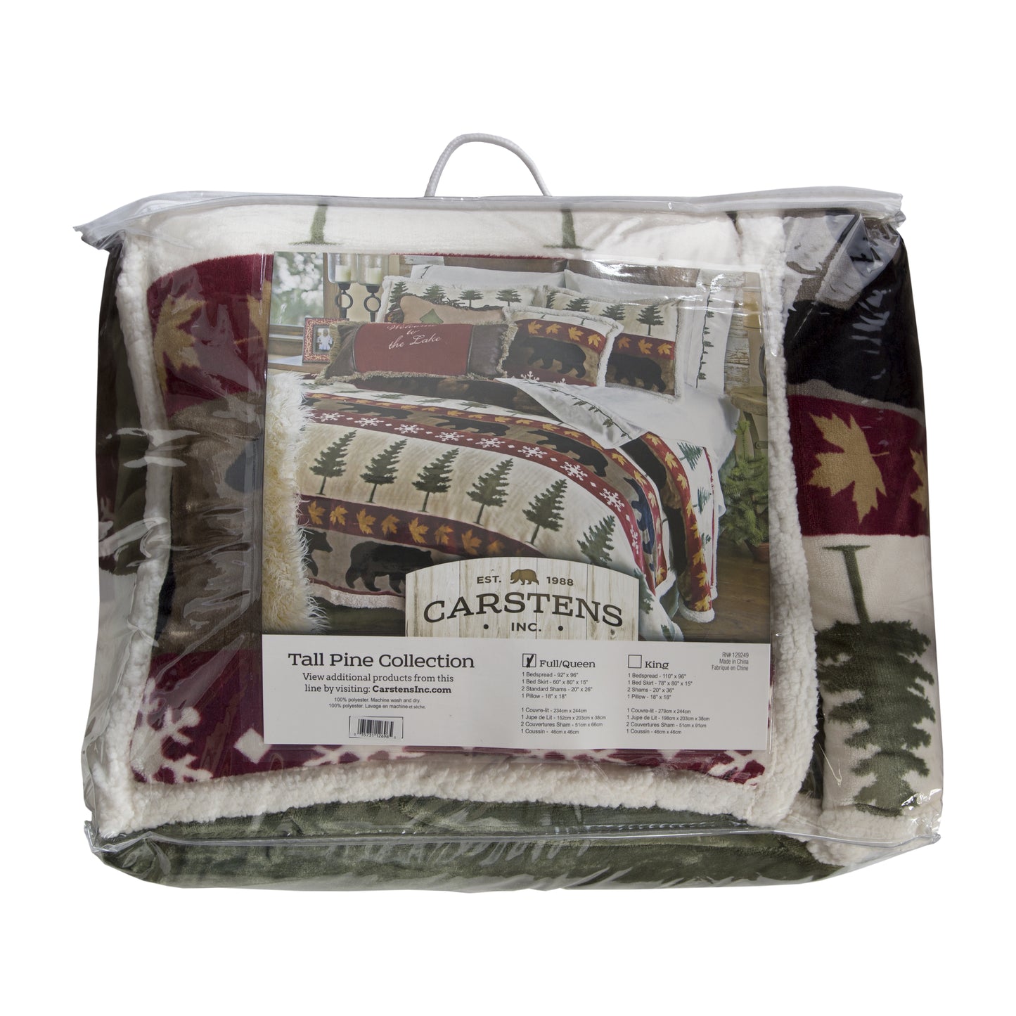 Tall Pine Plush Sherpa Comforter Set