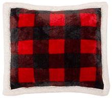 Load image into Gallery viewer, Red Lumberjack Plaid Pillow