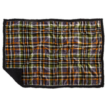Load image into Gallery viewer, Grey Plaid Dog Blanket