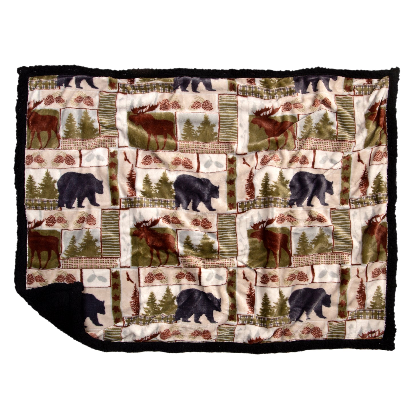 Vintage Lodge Dog Blanket