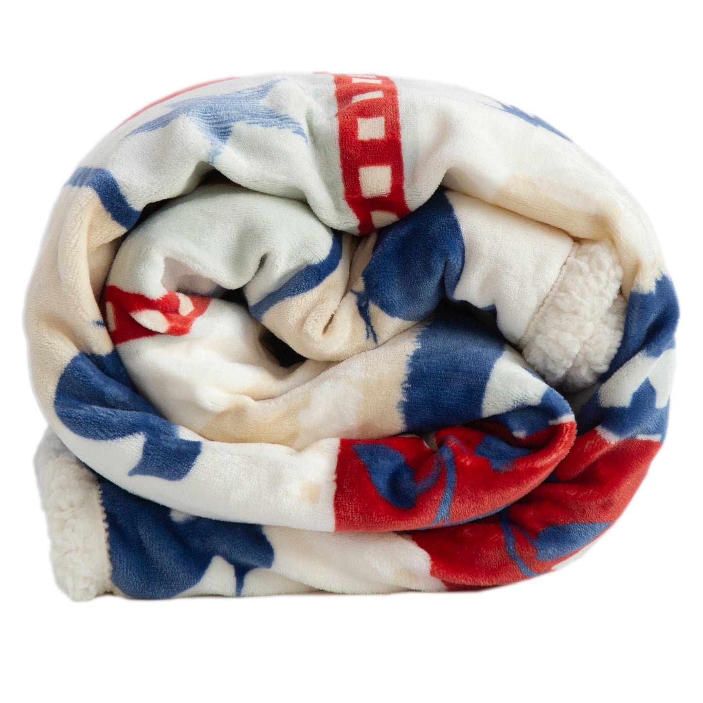 Farm Plush Sherpa Throw