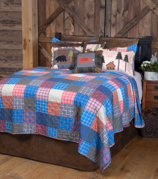 Rustic Patchwork Quilt Set