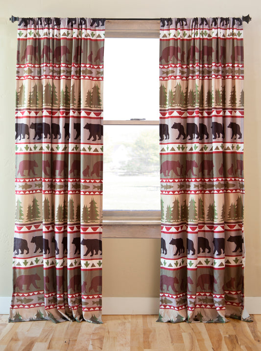 Bear Stripe Curtains