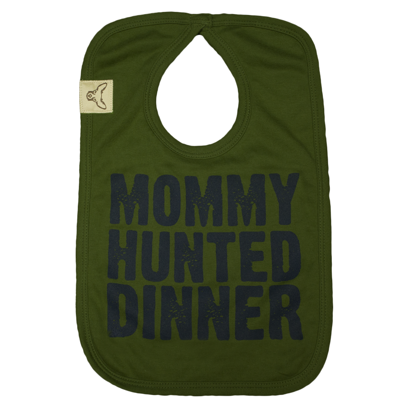 Olive Mommy Hunted Dinner Bib