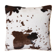 Load image into Gallery viewer, Cowhide Faux Fur Pillow
