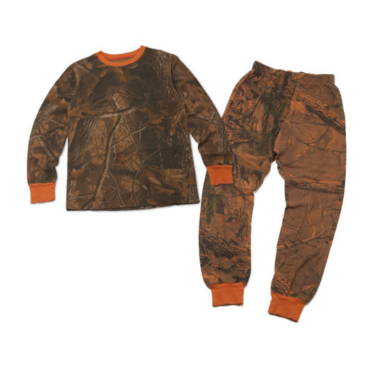 Realtree Xtra? Pajamas, Over-dye Orange