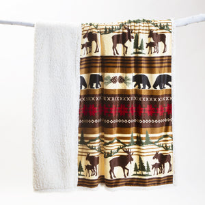 Hinterland Plush Sherpa Throw