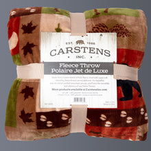 Load image into Gallery viewer, Patchwork Lodge Plush Sherpa Throw