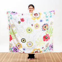 Load image into Gallery viewer, Wildflowers Plush Sherpa Throw