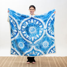 Load image into Gallery viewer, Chakra Blossom Plush Sherpa Throw