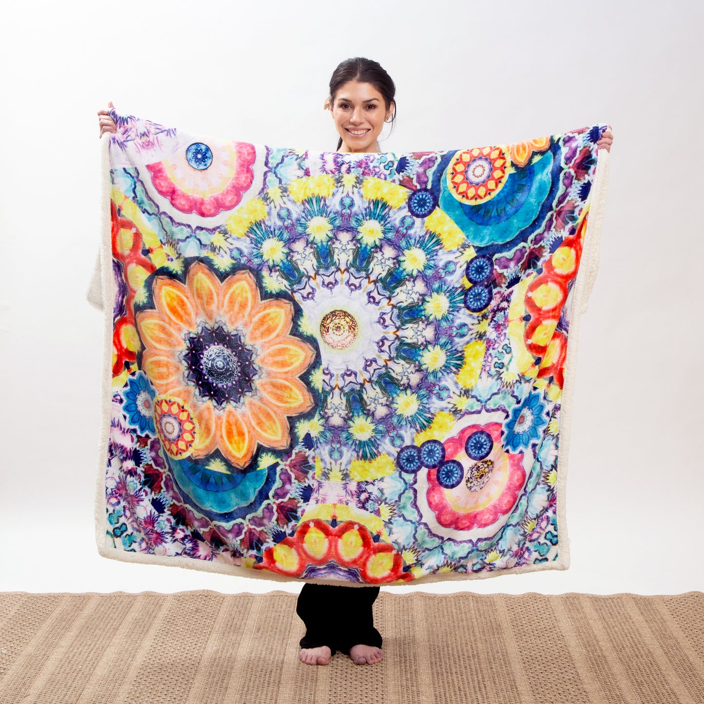 Stardust Plush Sherpa Throw
