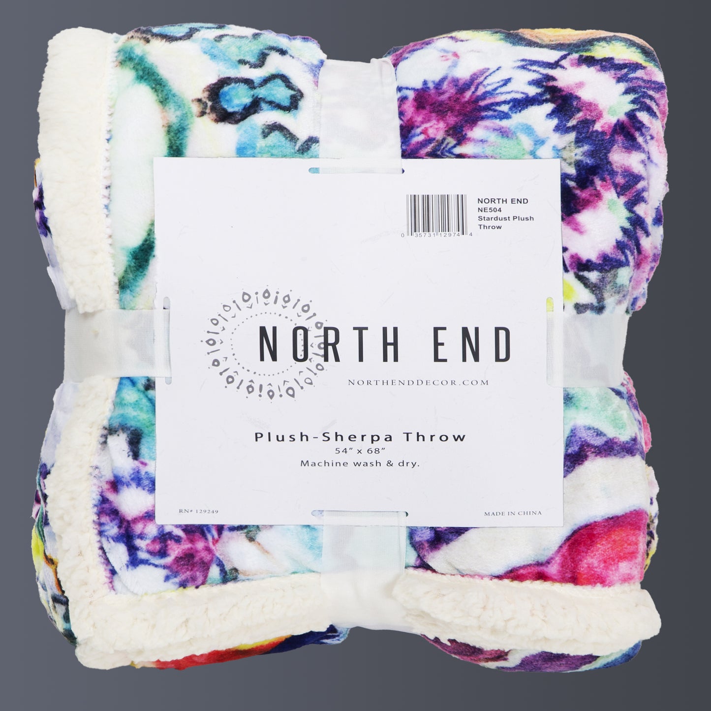 Stardust Plush Sherpa Throw