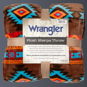Wrangler® Southwest Horizon Plush Sherpa Throw