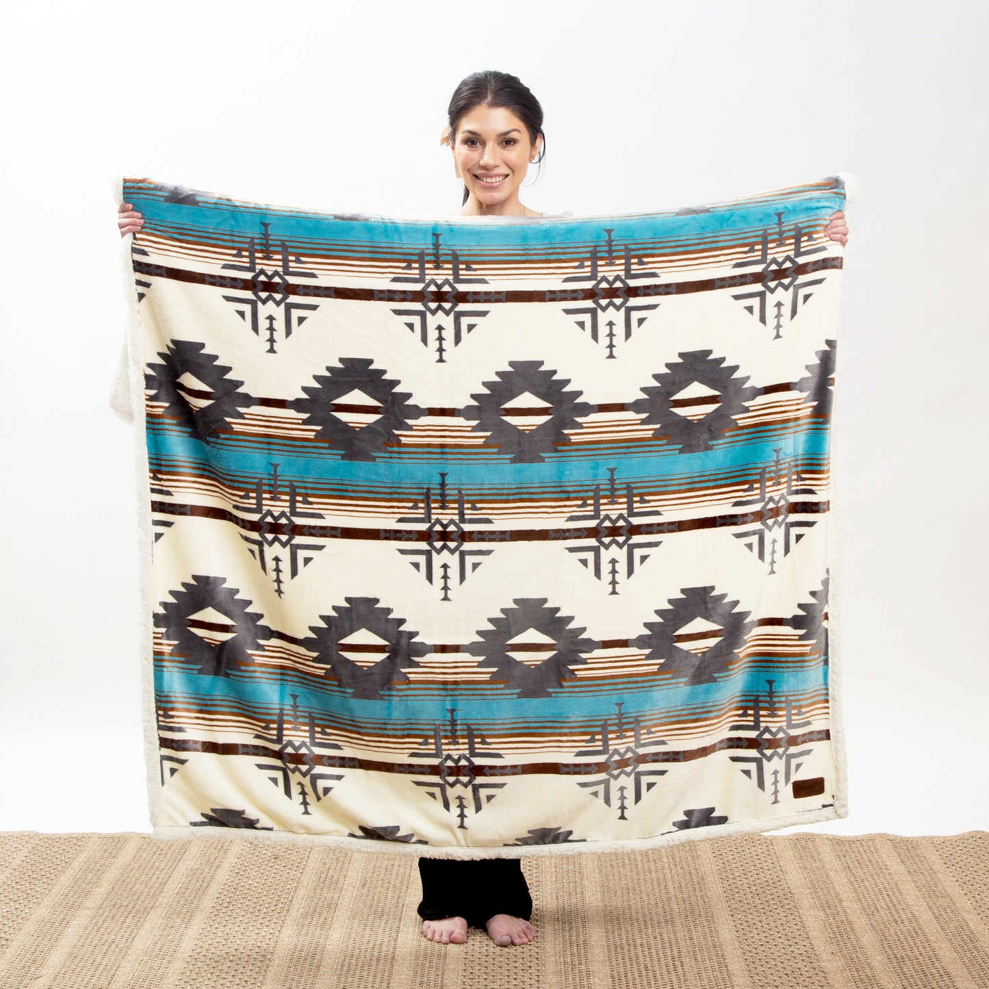 Wrangler® Lone Mountain Plush Sherpa Throw