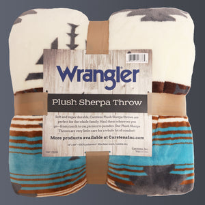 Wrangler® Lone Mountain Plush Sherpa Throw