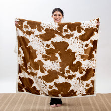 Load image into Gallery viewer, Hair on Hide Plush Sherpa Throw