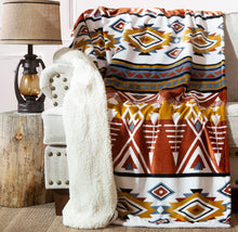 Load image into Gallery viewer, Arrowhead Earth Plush Sherpa Throw